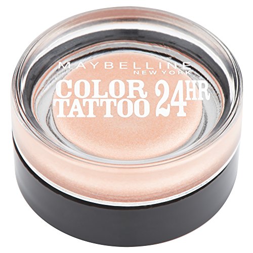 Maybelline Eye Studio Color Tattoo 24H - 101 Breathless - Oogschaduw sombra de ojos Nude Brillo - Sombras de ojos (Nude, Breathless, 1 Colores, Brillo, Crema, Mujeres)