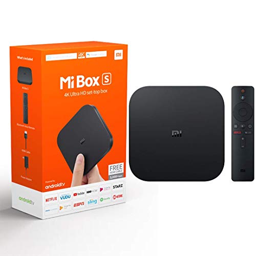 MCorz, Original Xiaomi TV Box S (EU Version) 4K Ultra HD con Dolby Audio, Control Remoto Asistente de Google, Control Remoto por Voz, Hdmi 4K HDR, Reproductor Multimedia de Transmisión