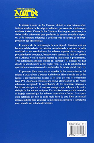 Mirra y El Balsamo: Las reglas de exégesis rabínicas y su uso en Cantar de los Cantares Rabbá (Asociación Bíblica Española)