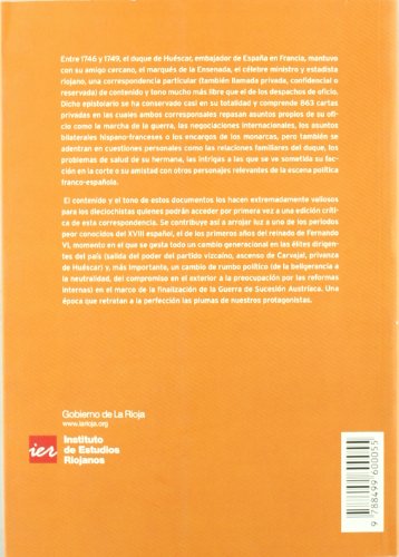 Misión en París: correspondencia particular entre el marqués de la Ensenada y el duque de Huéscar, 1746-1749 (Colección Ciencias históricas)