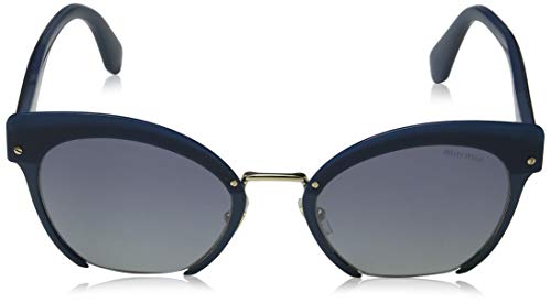 Miu Miu 0MU53TS WWK3A0 53 Gafas de sol, Azul (Bluette/Grey Blue Silver), Mujer