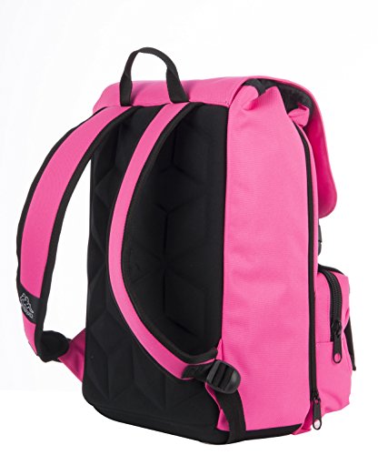 Mochila Extensible - Kappa Logo - Cartera Escolar - Rosa 31Lt