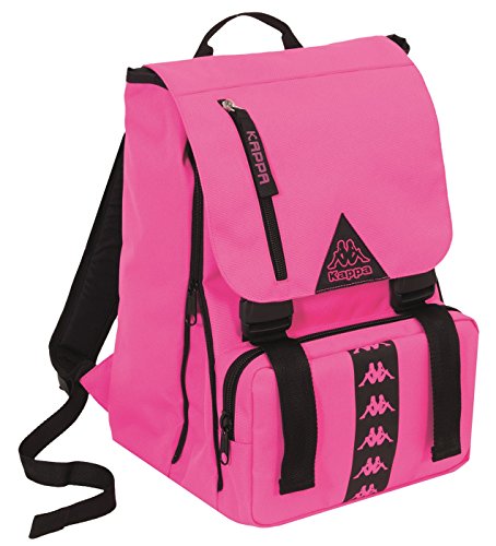 Mochila Extensible - Kappa Logo - Cartera Escolar - Rosa 31Lt