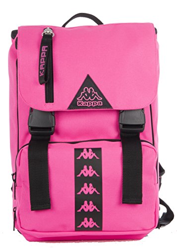 Mochila Extensible - Kappa Logo - Cartera Escolar - Rosa 31Lt