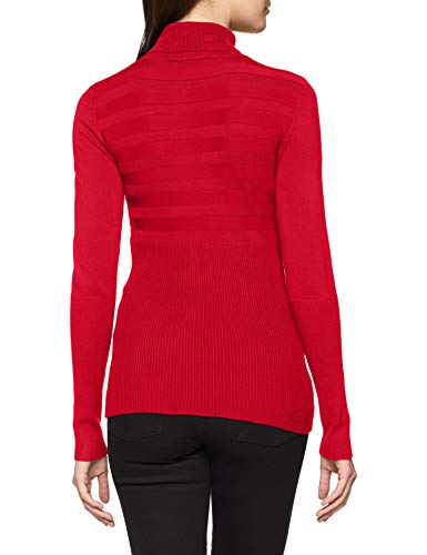 Morgan Pull Fin Col roulé MENTOS Pullover Sweater, Rojo (Tango Red Tango Red), Medium Women's