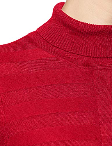 Morgan Pull Fin Col roulé MENTOS Pullover Sweater, Rojo (Tango Red Tango Red), Medium Women's