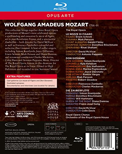 Mozart: Operas Box Set (The Royal Opera) [5 Blu-ray] [Blu-ray]