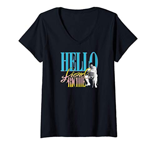 Mujer Lionel Richie - Hello Camiseta Cuello V
