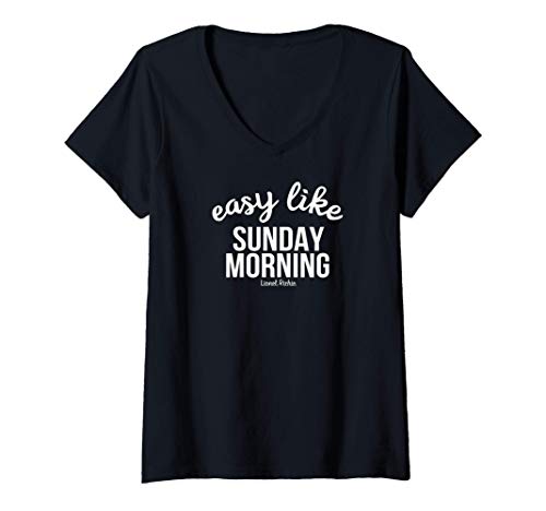Mujer Lionel Richie - Sunday Morning Camiseta Cuello V