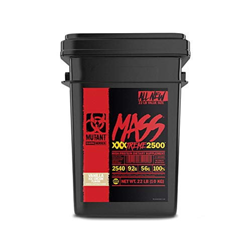 Mutant Mass Xxxtreme 2500 Vanilla Ice Cream, Pack de 1