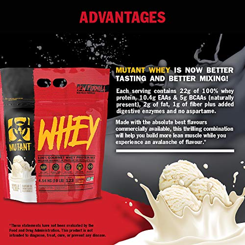 Mutant Mutant Whey Vanilla Ice Cream - 4536 gr