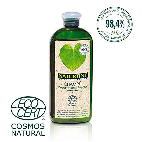 Naturtint Eco Champú Reparación y Fuerza, Hidrata, Fortalece y Rejuvenece 330ml