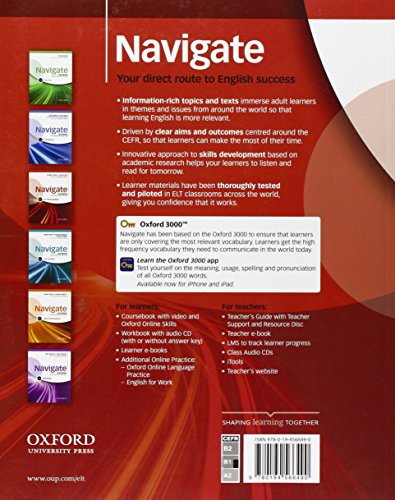 Navigate B1. Student's book-Oxford Online Skills Program. Per le Scuole superiori. Con DVD-ROM. Con espansione online