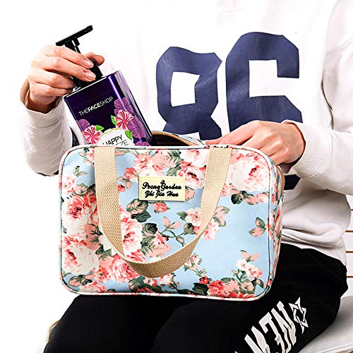 Neceser Colgante del Recorrido compone Bolsos de Lavado Grande cosmética Afeitar Bolsa de Maquillaje de Almacenamiento de artículos de tocador del Organizador Impermeable portátil para niñas