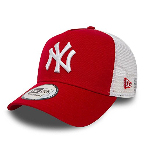 New Era ERA Clean Trucker 2 Gorra, Unisex Adulto, Rojo, Talla Única