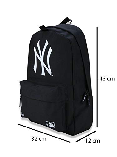 New Era ERA MLB Stadium Bag Mochila, Unisex Adulto, Negro, Talla Única