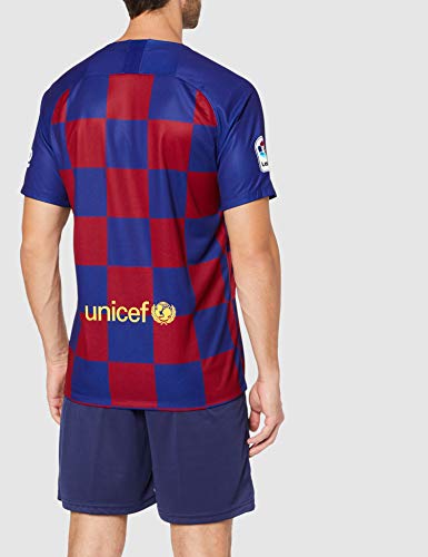 NIKE Barcelona 2019/2020 Camiseta, Hombre, Azul (1ª Equipación), L