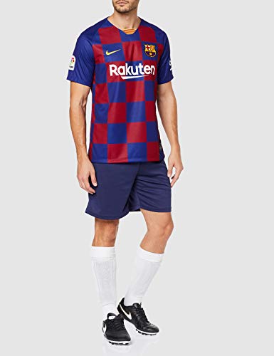 NIKE Barcelona 2019/2020 Camiseta, Hombre, Azul (1ª Equipación), L