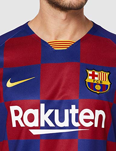 NIKE Barcelona 2019/2020 Camiseta, Hombre, Azul (1ª Equipación), L