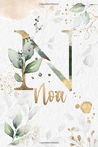 Noa: Personalized Undated Planner Notebooks / Journals with Name and Monogram for Girls and Women to Write In. Perfect Gifts for Her as a Personal ... with Premium Gold Lettering. (Noa Planner)