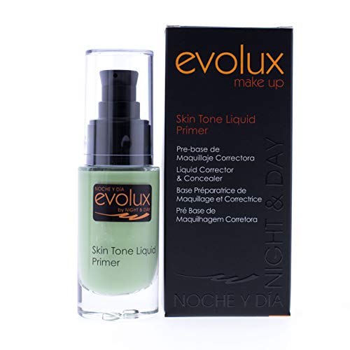 NOCHE Y DÍA EVOLUX BY NIGHT AND DAY - Prebase correctora de tono, N.58 Verde/Green, 30 ml