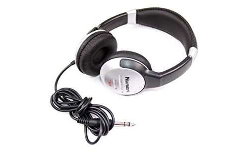 Numark HF125 - Auriculares de DJ Profesionales Ultraportátiles con Cable de 1,8 m, Transductores de 40 mm para Mayor Respuesta y Diseño Cerrado para un Aislamiento Superior