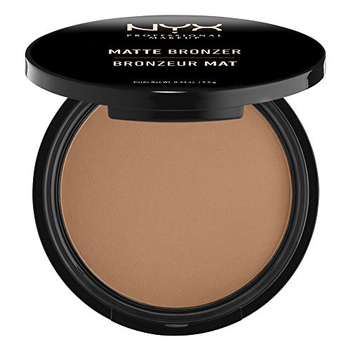 NYX Professional Makeup - Polvos Bronceadores Compactos Matte Bronzer, Fórmula vegana con Acabado Mate - Tono Medium