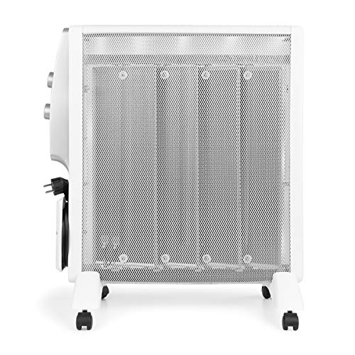 Orbegozo RMN 2075 - Radiador de mica de rápida convección y difusión del calor, 2 potencias de 1000 W y 2000 W, Negro