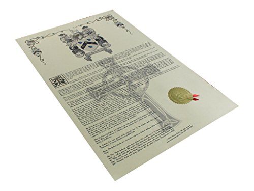 Pacha escudo de armas, Escudo del familia y nombre historia – Celebración Scroll 11 x 17 vertical – Checoslovaquia origen
