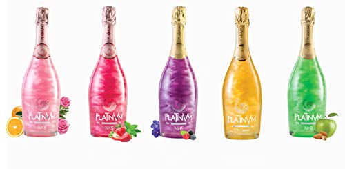 Pack vinos espumosos Platinvm 75cl- ideal Navidad, cumpleaños, carnaval, Halloween, fiesta, celebración, boda, brindis