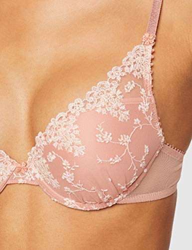 Passionata White Nights Sujetador con Push-up, Rosa (Fond De Teint Db), 90D (Talla del Fabricante: 75D) para Mujer