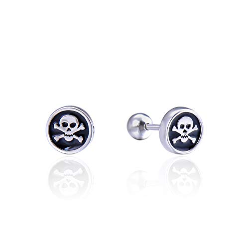 Pendientes De Plata De Ley 925,Arete,Pendientes De Moda, Taro Pendientes De Goteo Negro Retro Tendencia Hip Hop Personalidad De Hombres Y Mujeres,Aretes De Mujer