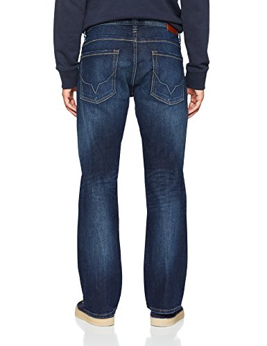 Pepe Jeans Kingston Zip, Vaqueros Regular para Hombre, Azul (11Oz Streaky Stretch Dk Z45), W31/L30