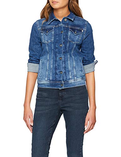 Pepe Jeans Thrift Pl400755cf7 Chaqueta Vaquera, Azul (Denim CF7), XS para Mujer