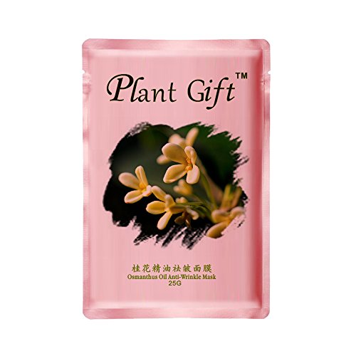 Plant Gift-Osmanthus Oil Antiarrugas Máscara-Especialmente para la piel opaca, opaca y amarillenta..-25g*5