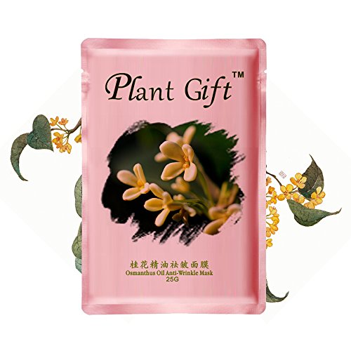 Plant Gift-Osmanthus Oil Antiarrugas Máscara-Especialmente para la piel opaca, opaca y amarillenta..-25g*5