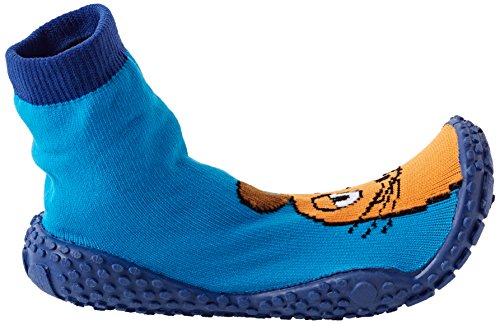 Playshoes Calcetines de Playa con protección UV Die Maus, Zapatos de Agua Unisex Niños, Azul (Blau 7), 22/23 EU