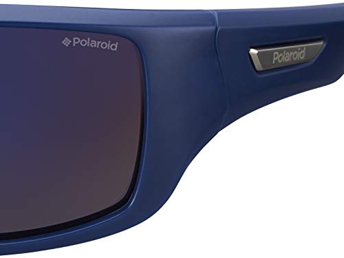 Polaroid PLD 7013/S 5X ZX9 gafas de sol, Azul (Bluette Azure/Grey Grey Speckled Blue Pz), 63 para Hombre