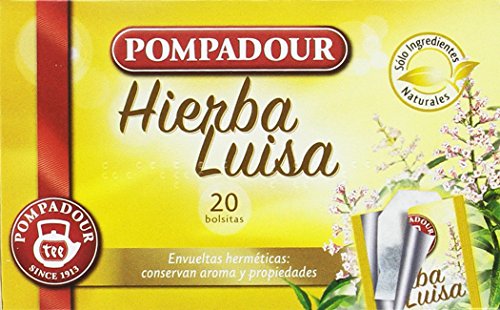 Pompadour - Hierba Luisa - Té de Plantas - 20 bolsitas