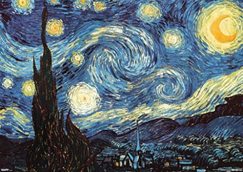 Póster XXL de Van Gogh "Starry Night/ La Noche estrellada" (140cm x 99cm)