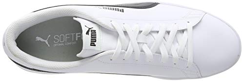 PUMA Smash V2 L, Zapatillas Unisex Adulto, Blanco White Black, 46 EU