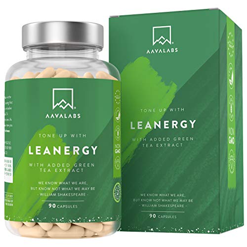 Quemagrasas - Apoya a la pérdida de peso + Acelera el Metabolismo - Termogénico natural con Té Verde, Extracto de Café Verde y Garcinia Cambogia - 95% Polifenoles - 90 Cápsulas.