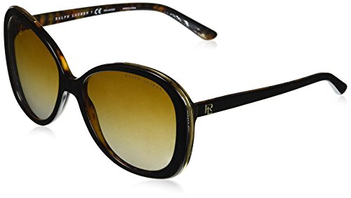 Ralph Lauren 0RL8166 Gafas de Sol, Top Black/Havana Jerry, 57 para Mujer