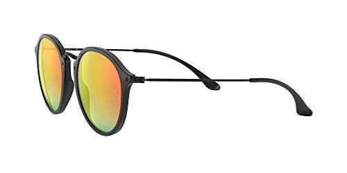 Ray-Ban 0RB2447 Gafas de sol, Shiny Black, 51 para Hombre