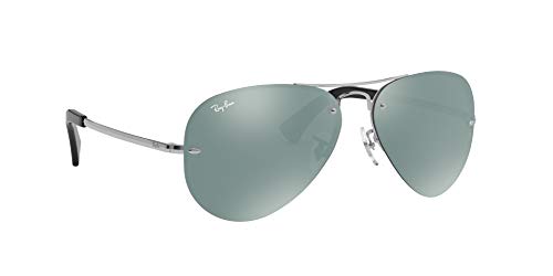 Ray-Ban 3449 Gafas de sol, Silver, 59 para Hombre