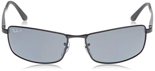 Ray-Ban Rb3498 - Gafas de sol unisex, Black, 61 mm