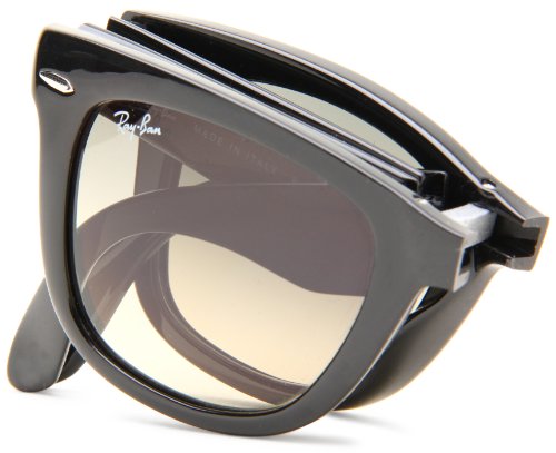 Ray-Ban RB4105 Folding Wayfarer - Gafas de sol para hombre, Negro, 54