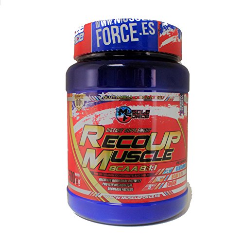 Reco-Up Muscle 8:1:1 - Recuperador Muscular En Polvo A Base De Aminoácidos, Sabor A Bayas (500 gr)