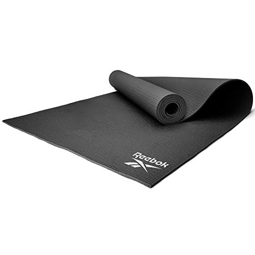 Reebok RAYG-11022BK Esterilla de Yoga, Negro, 173 x 61 x 0.4 cm