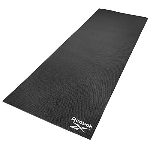 Reebok RAYG-11022BK Esterilla de Yoga, Negro, 173 x 61 x 0.4 cm